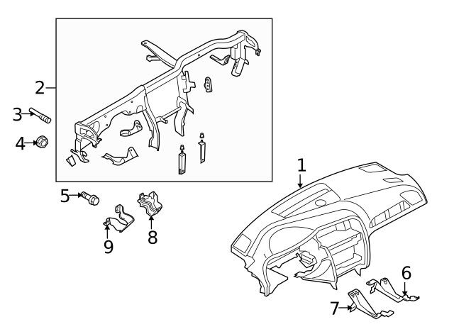 Genuine Audi Support Nut N-907-611-02