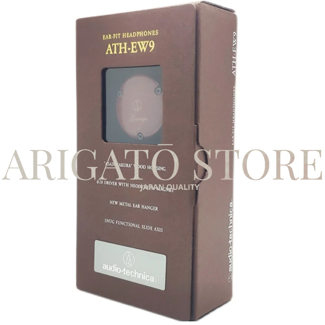 Audio Technica ATH-EW9 Ear Fit Clip-On Headphones Wooden Wood Asada Sakura Japan