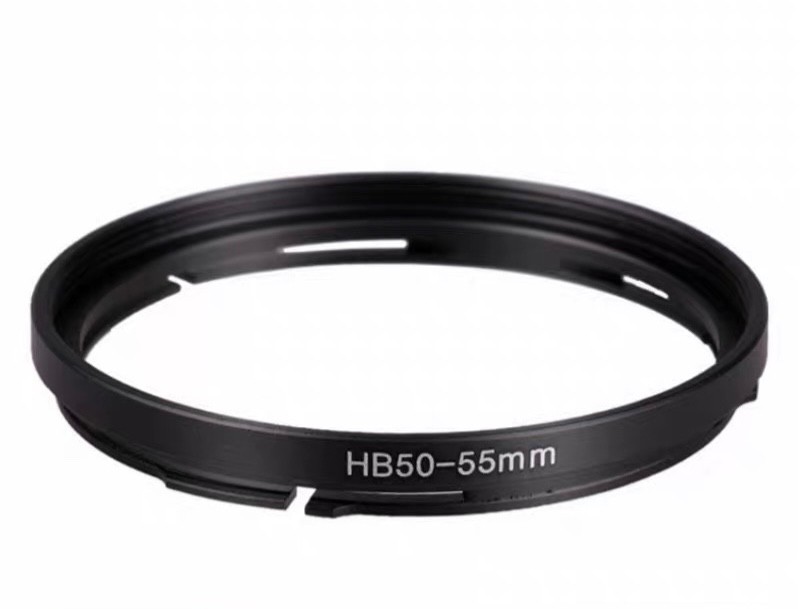 B50-55mm Filter Adapter Ring for Hasselblad B50 Bay Mount to 55mm Filter Access