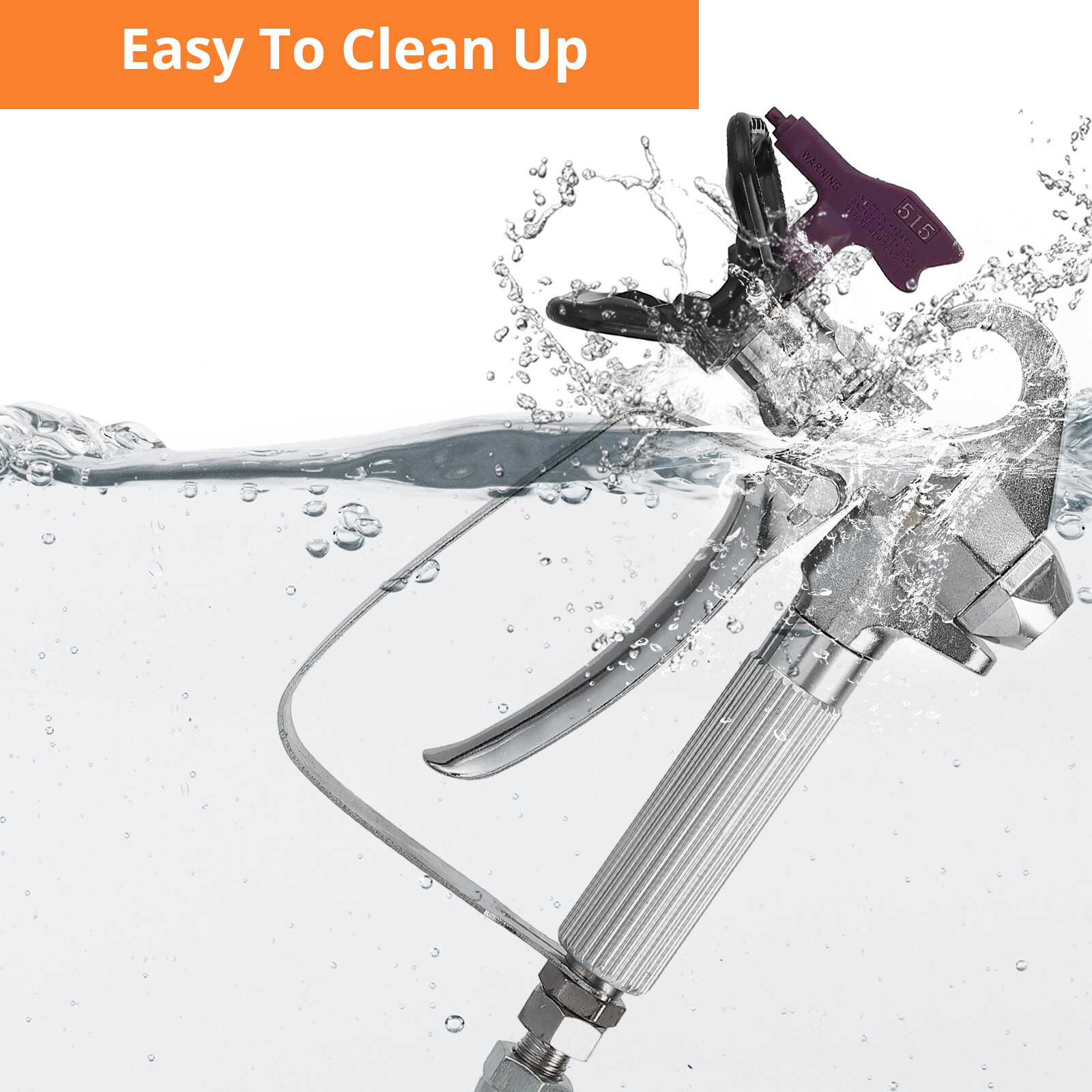 Vertical airless HVLP spray paint machine, efficient and dilution-free universal
