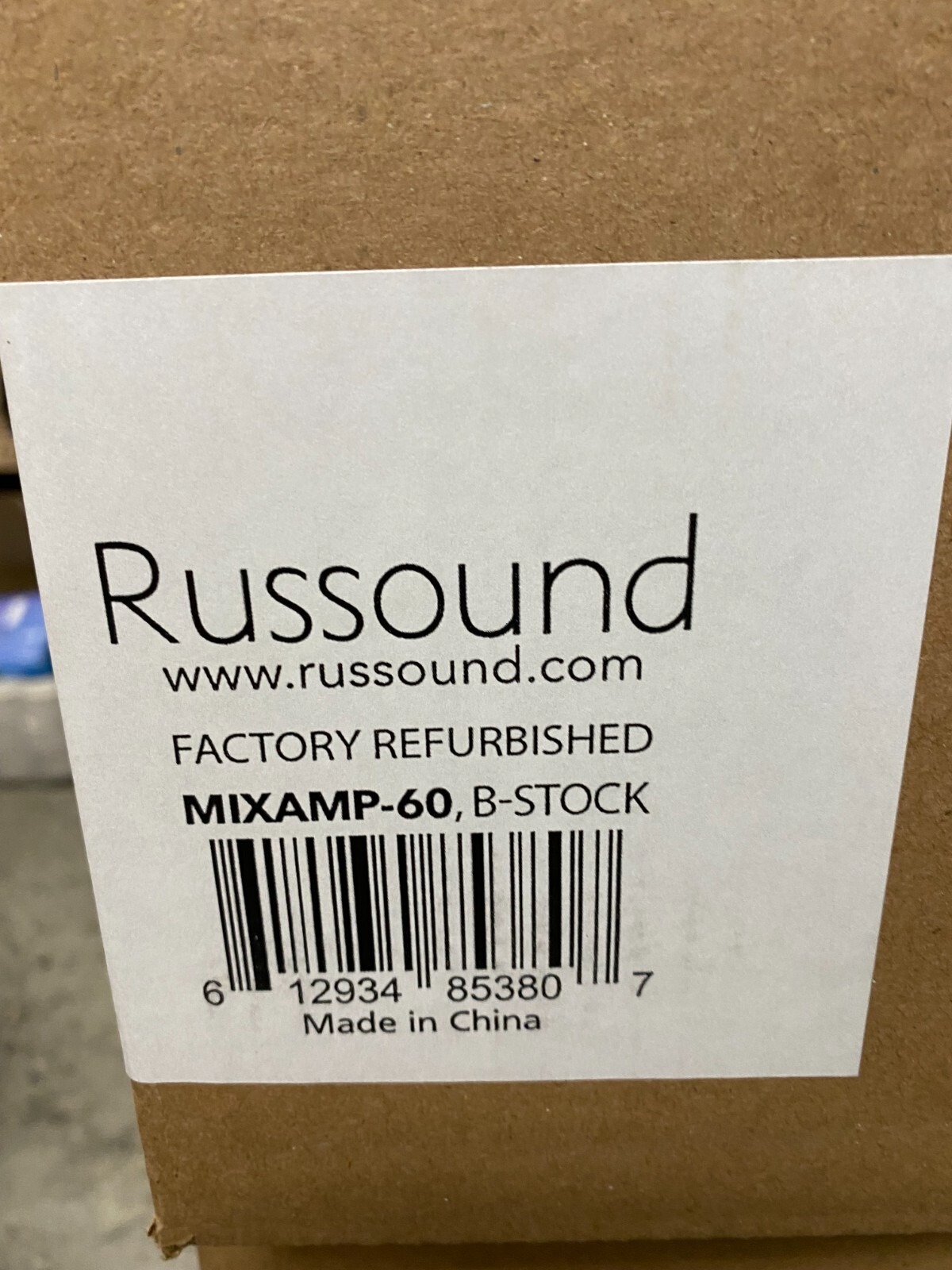 Russound 6-input mixer / amplifier, MP3 player, FM tuner & Bluetooth MIXAMP-60