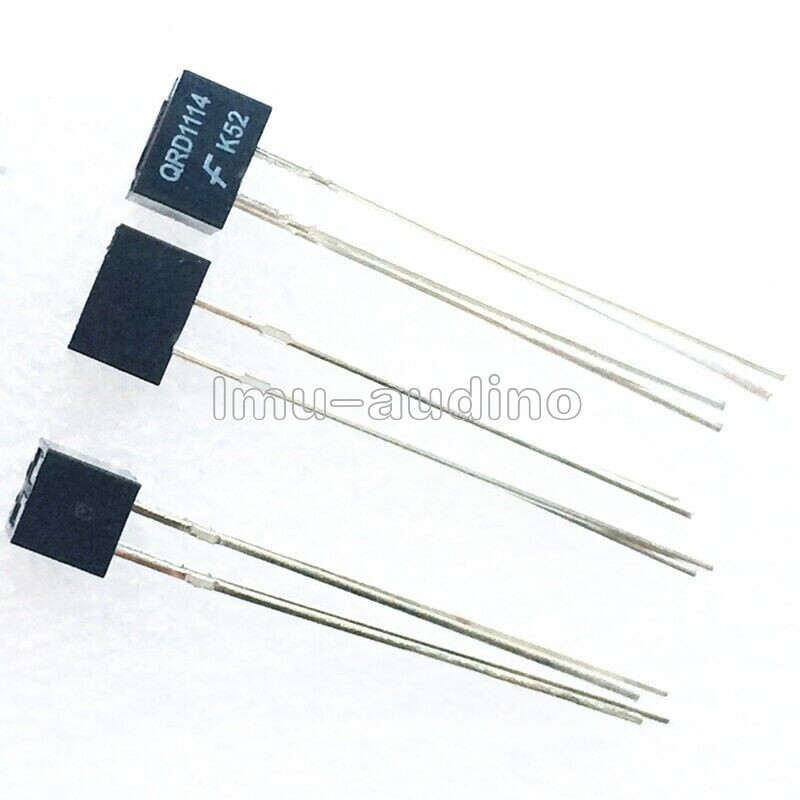 5PCS QRD1114 DIP-4 SENSOR OPTO TRANS 1.27MM REFL PCB Mount FAIRCHILD