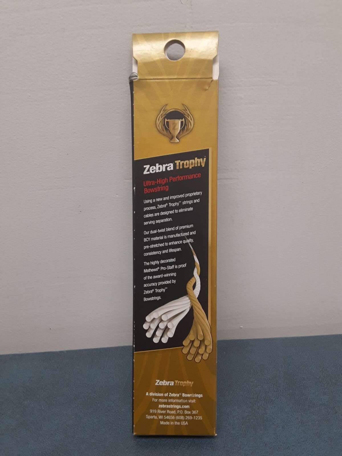 Zebra Trophy Bowstring 63 1/4" WTS/WTS/ Chill R - NEW