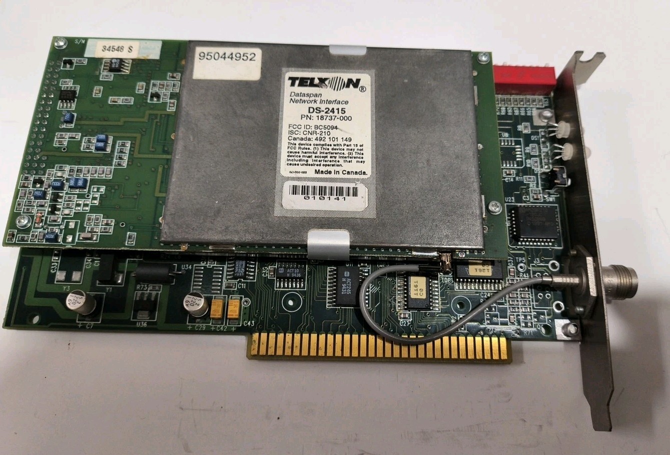 Telxon 900 Mhz Dataspan Network Interface 18737-000 DS-2415
