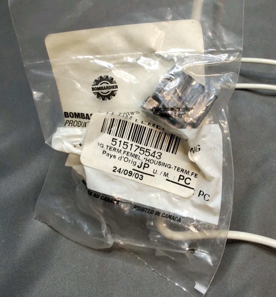 Ski Doo OEM Female 6 Circuit Electrical Connector Terminal Housing Tab 515175543