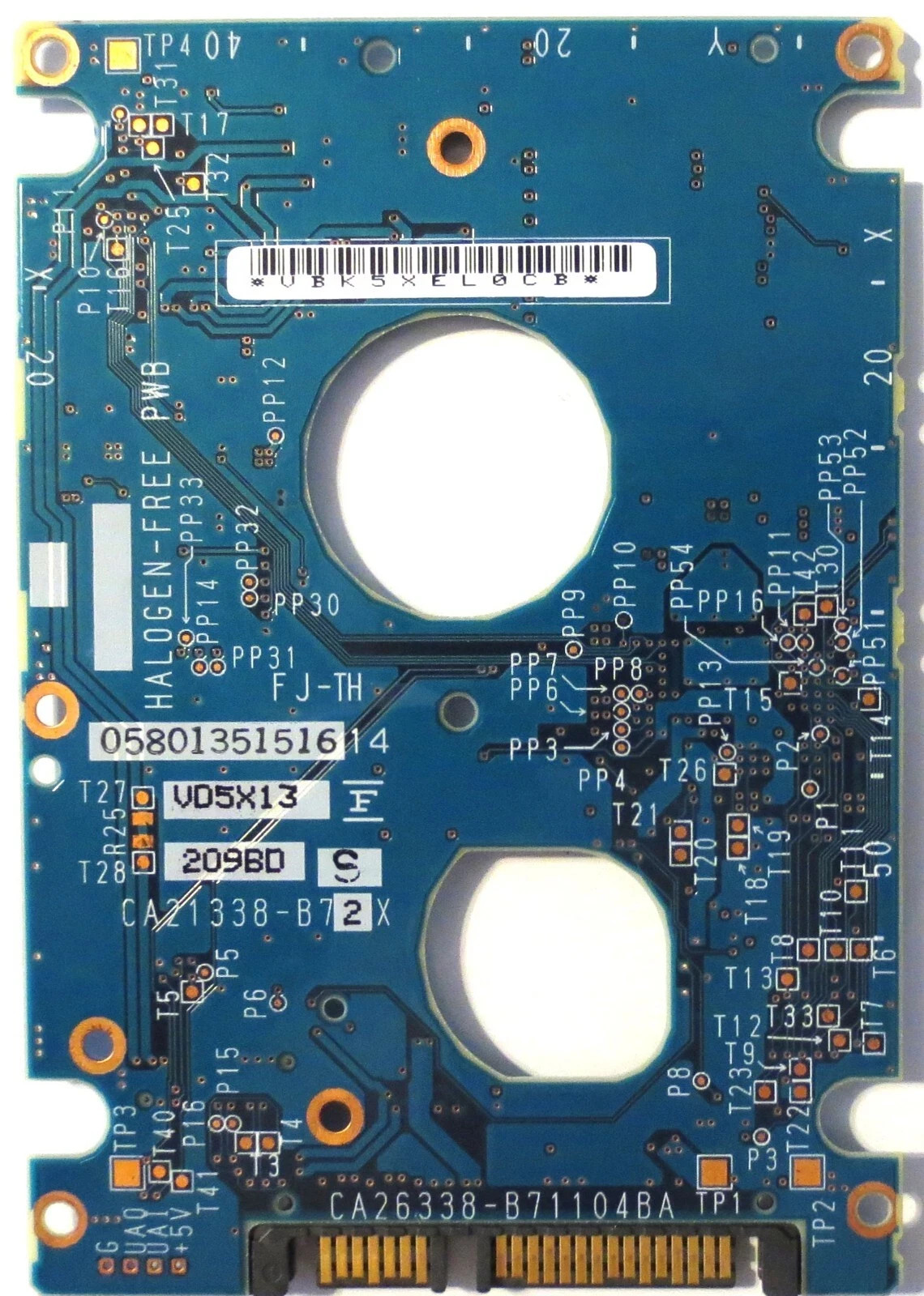 MHV2100BH CA06672-B24500C1 0FFCEB-0080892C (CA26338-B71104BA) 100gb 2.5" Sata