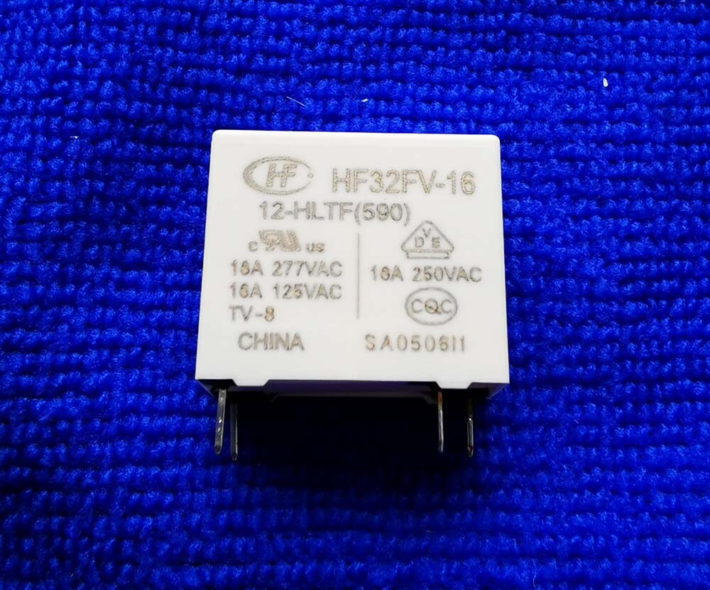 HF32FV-16-12-HLTF  10pcs New 12V (590) Relay 4Pins