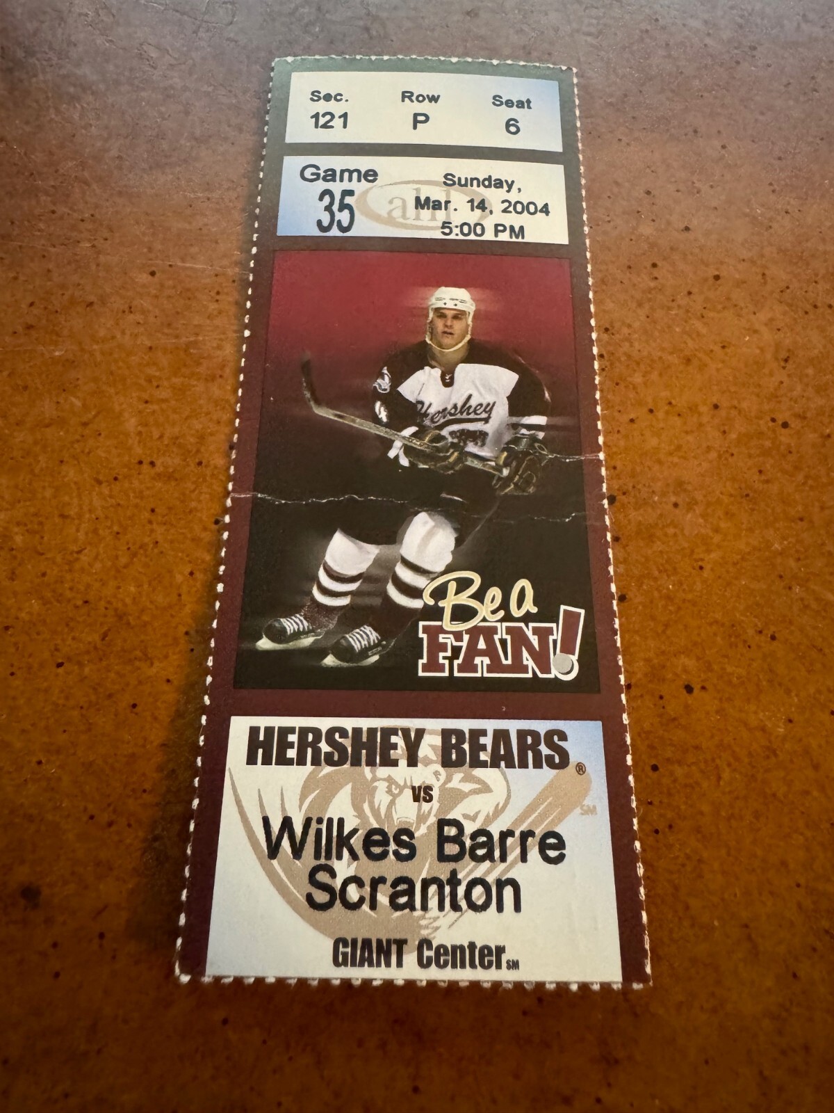 2004 Hershey Bears Wilkes Barre Scranton Penguins Calder Champs Hockey Ticket 14