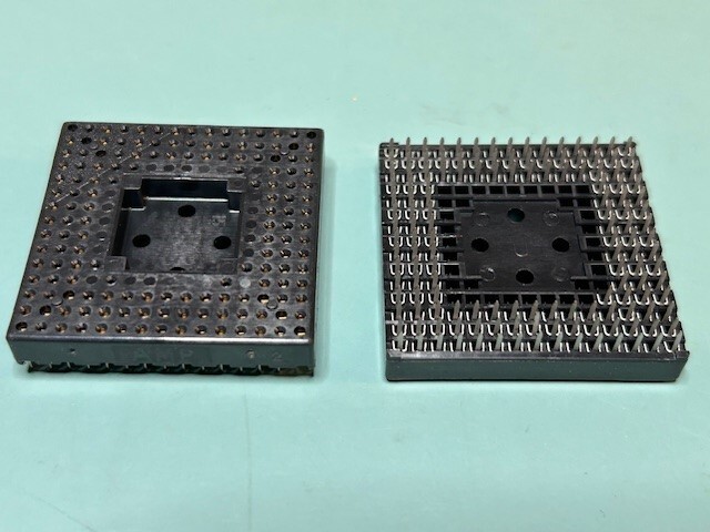 LOT OF (14) NEW AMP 1-916225-4 SOCKET ,LIF-S PGA 15 X 15 / 145P .140" ST