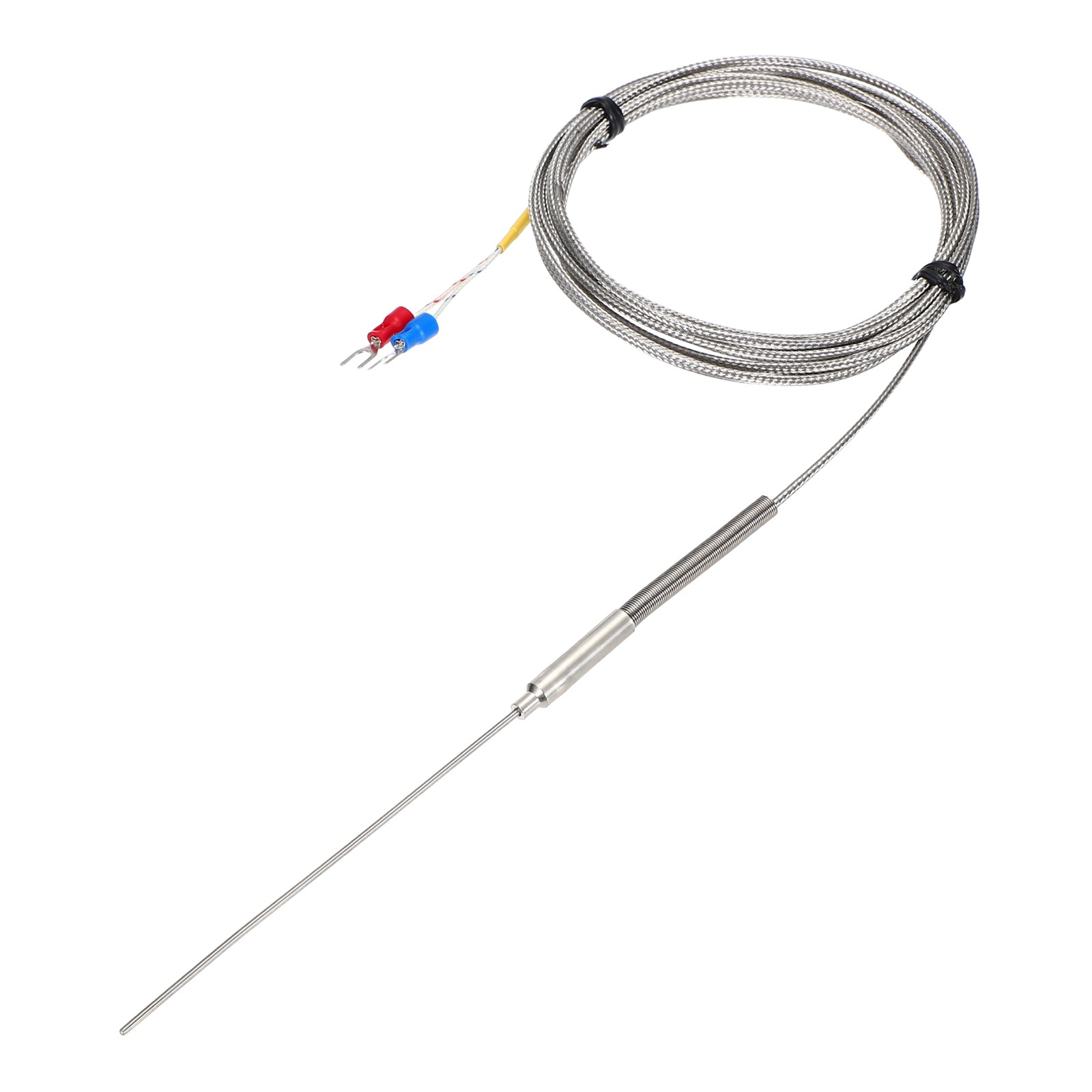 K Type Thermocouple Temperature Sensor Probe 1.5x100mm 9.8ft Wire 0-1100°C