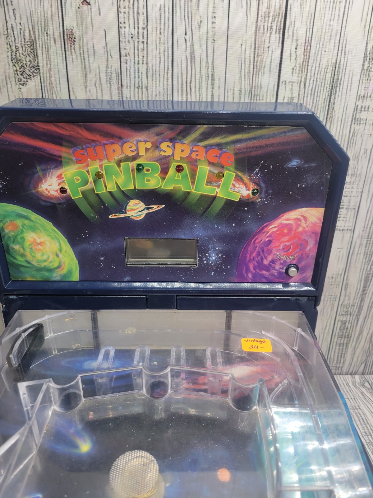 Retro Super Space Table Top Pinball Game
