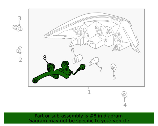 Genuine Nissan Socket & Wire 26551-3YU0A