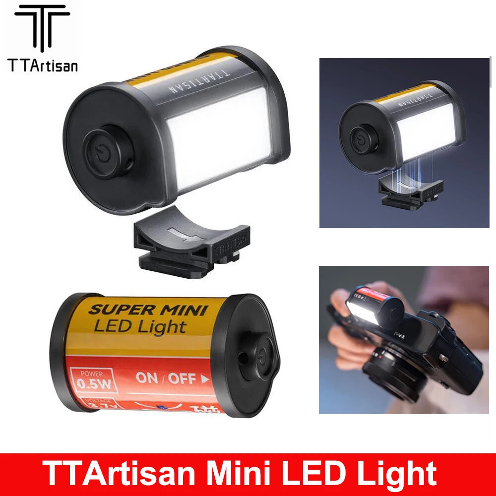 TTArtisan MINI Magnetic 3000K-6000K LED Video Light Cold Shoe Camera Fill Lights