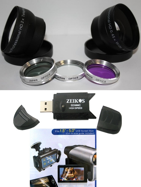 7Pc Super Saving HD Accessory Kit for Olympus E-P3 EP3 E-PM1 EPM1