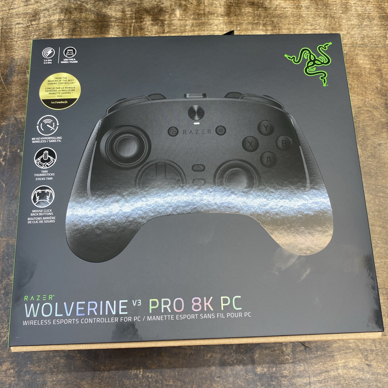 Razer Wolverine V3 Pro 8K PC Wireless Esports Controller Black NEW SEALED