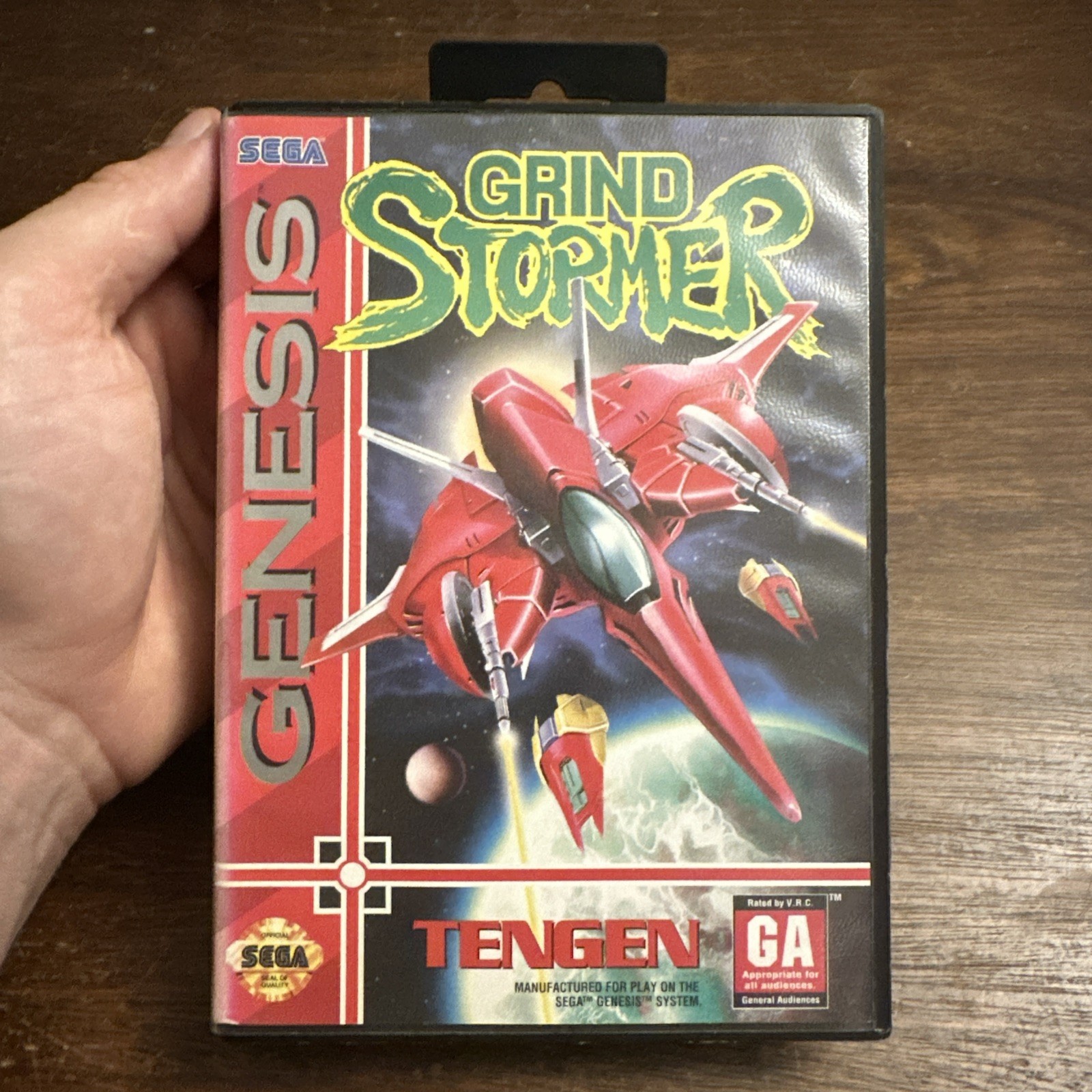 Grind Stormer (Sega Genesis Tengen 1994) Complete - Tested - Authentic
