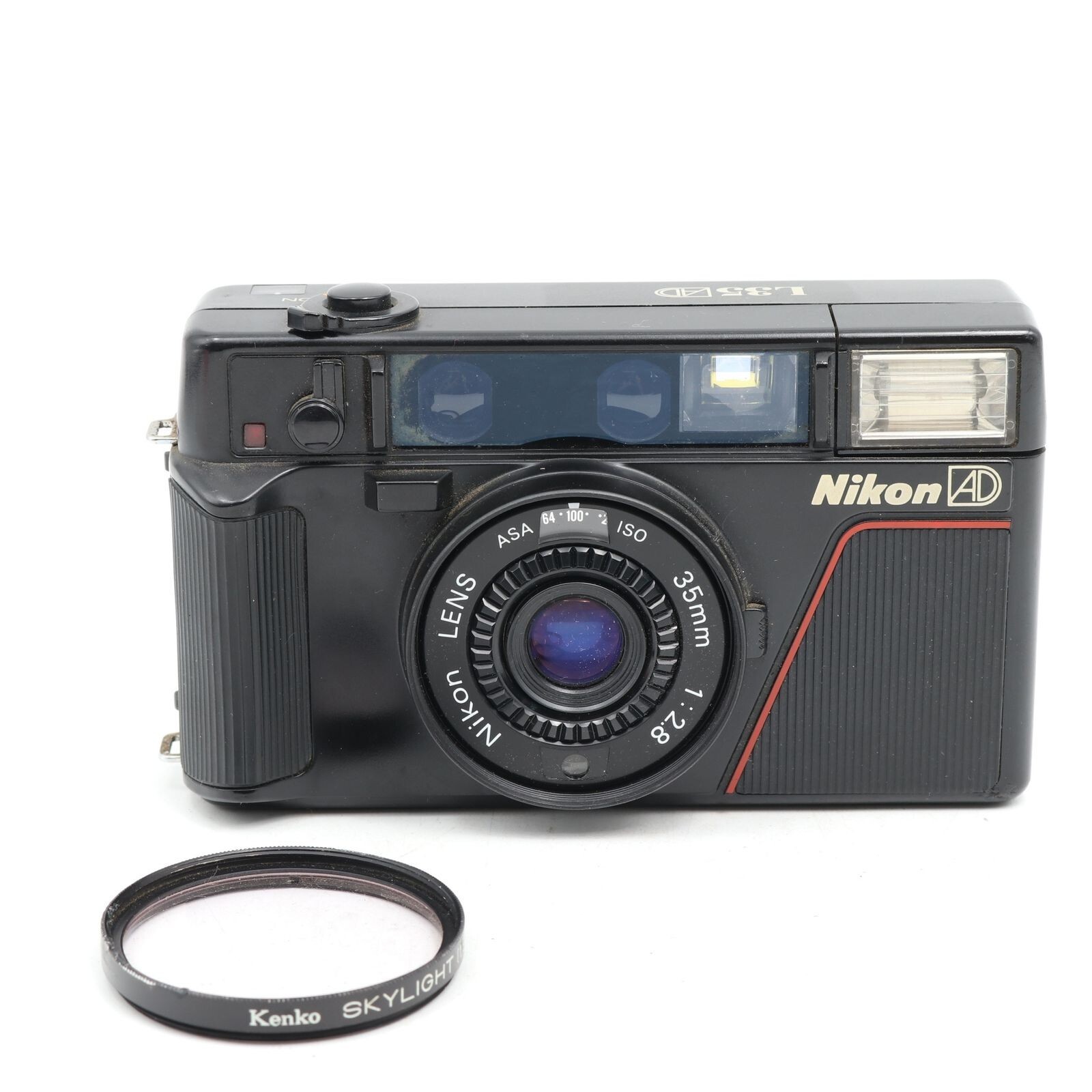 [Excellent+5] Nikon L35 AD Black Point & Shoot Film Camera From JAPAN