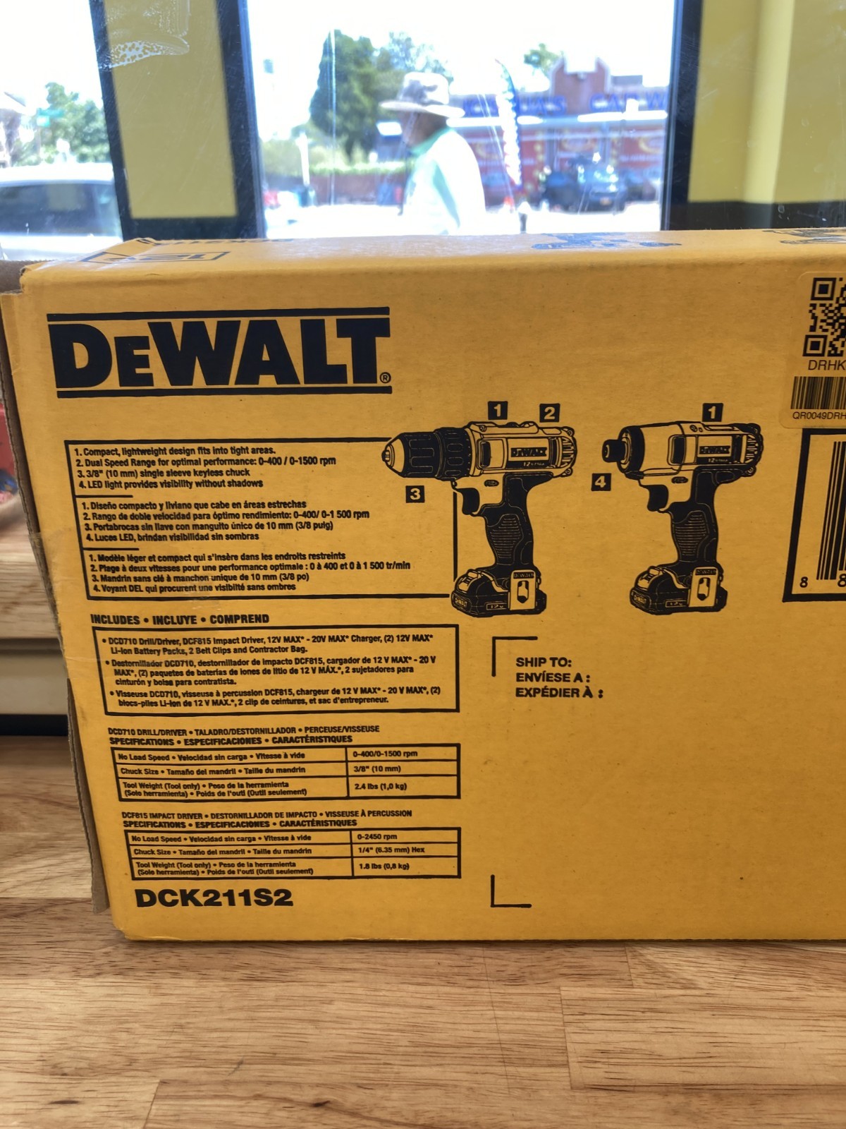 DEWALT 2-Tool 12-Volt Max Power Tool Combo Kit with Soft Case . DCK211S2 New