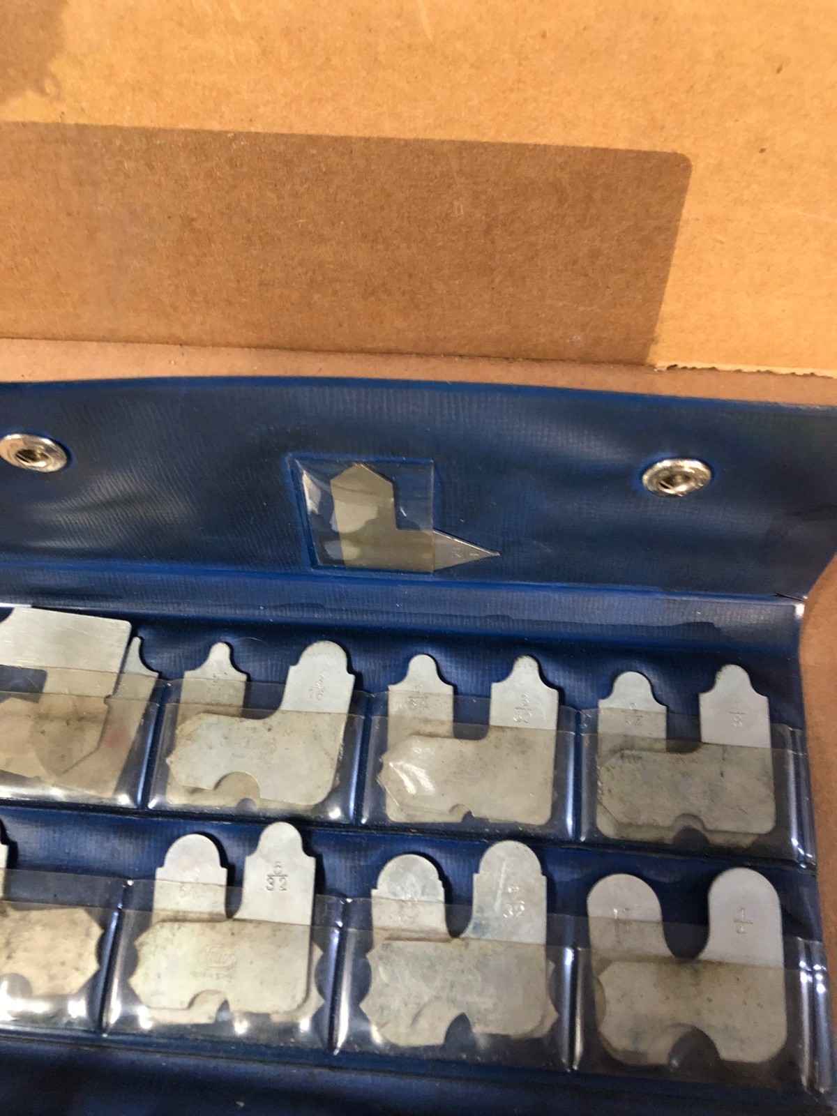 Helios Radius Gauges German Made 25 Piece Set