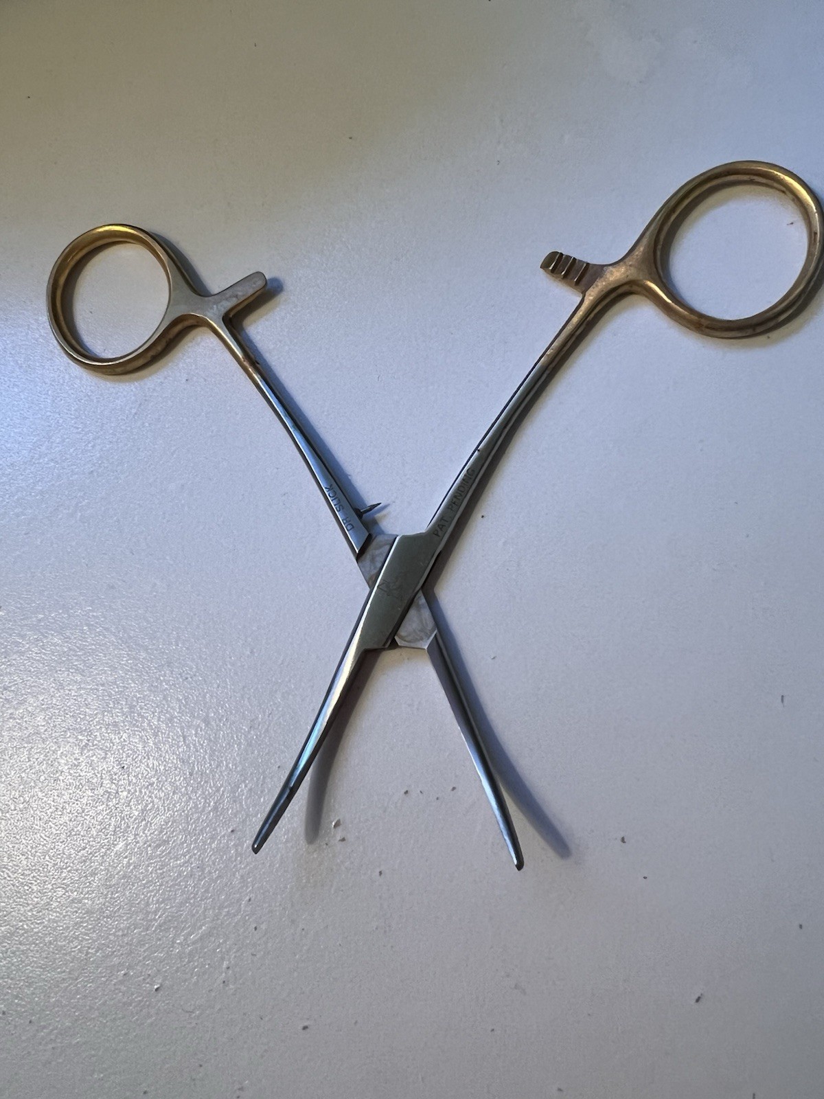 Fly-tying Materials Lot Including Fishing Forceps