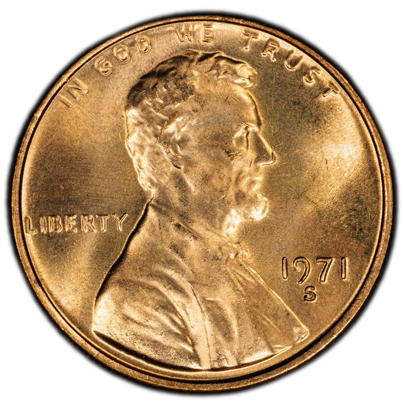 1971-S Mint State Lincoln Memorial Cent 1C