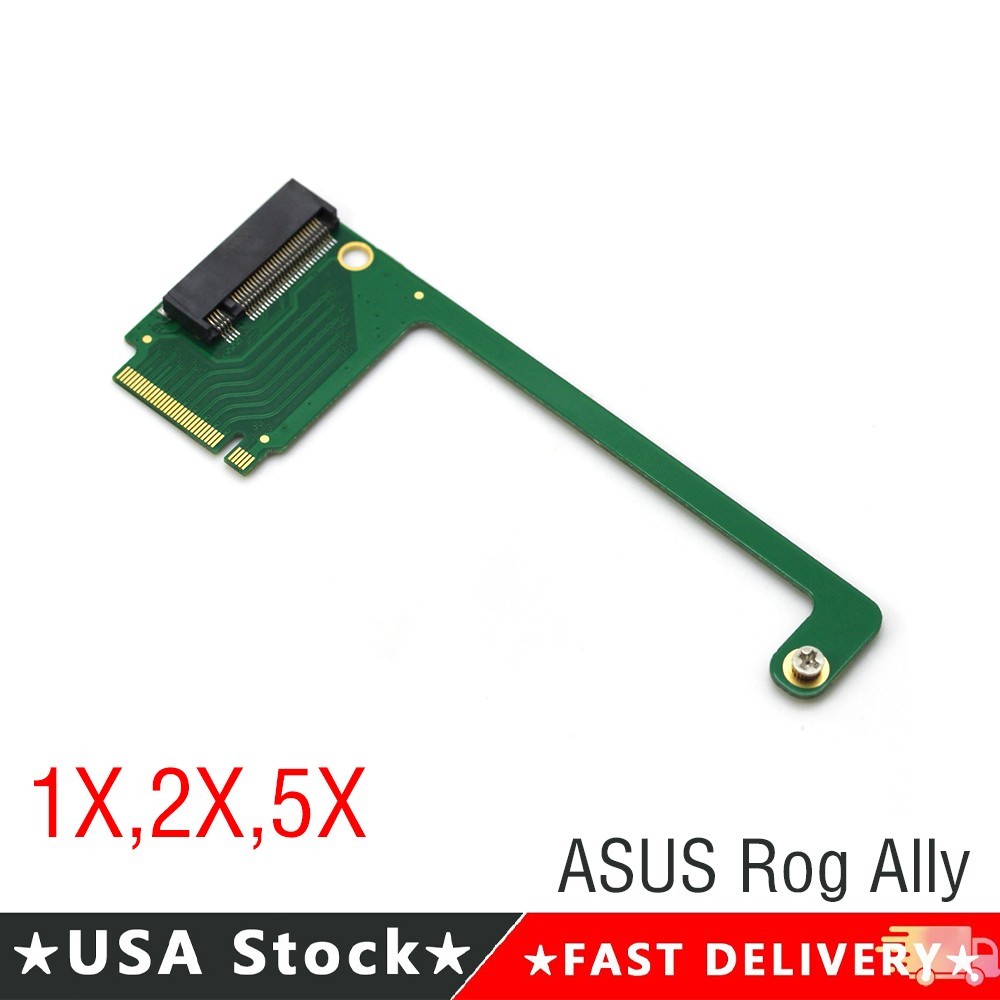 SSD Adapter 90 Degrees M2 Transfer Board Transfercard PCIe 4.0 For ASUS Rog Ally