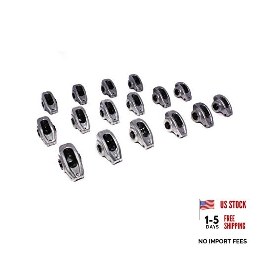 17002-16 High Energy Aluminum Roller Rocker Set for SBC 3/8" Stud 1.6 Ratio