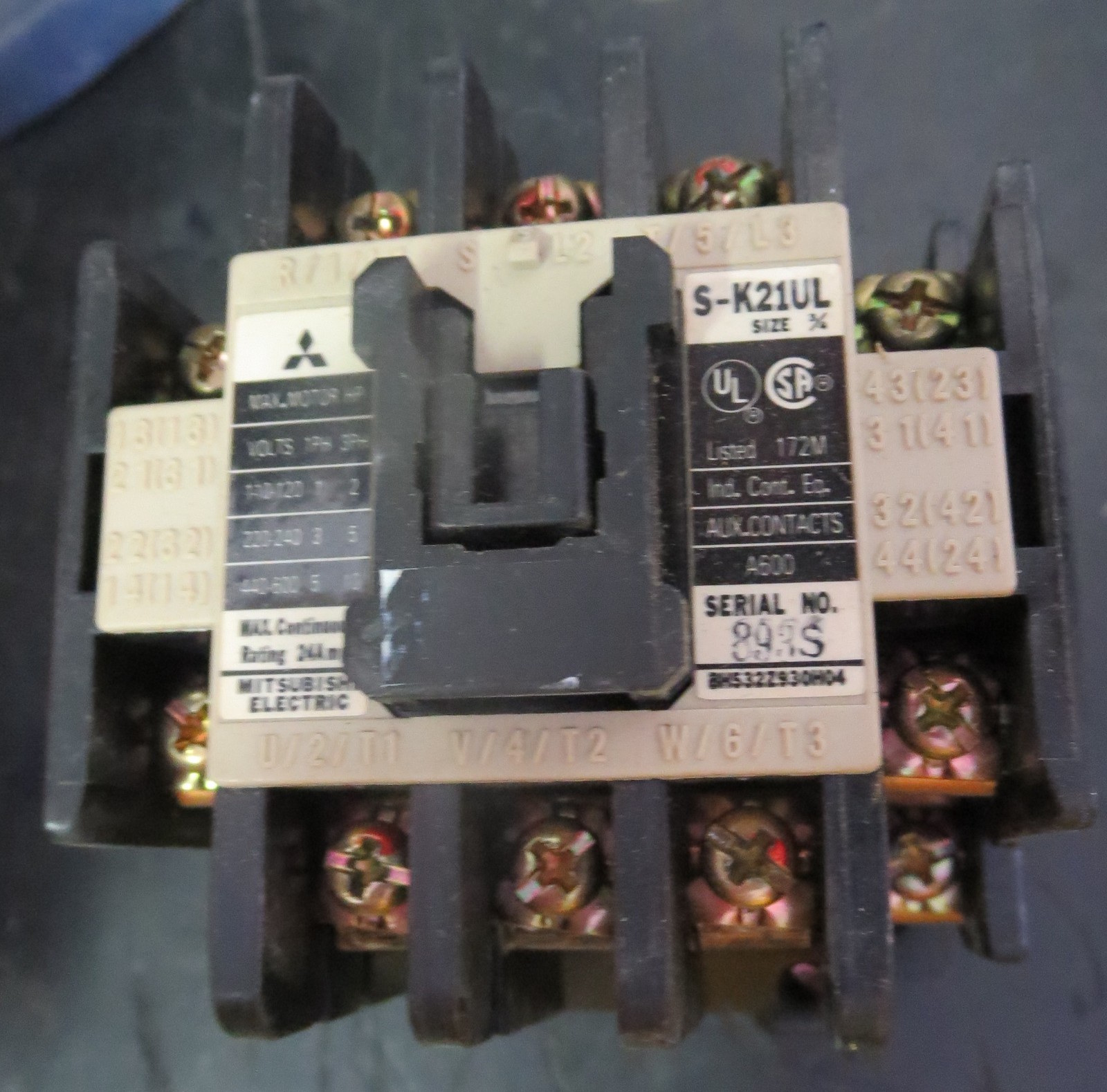 Mitsubishi S-K21UL Magnetic Contactor