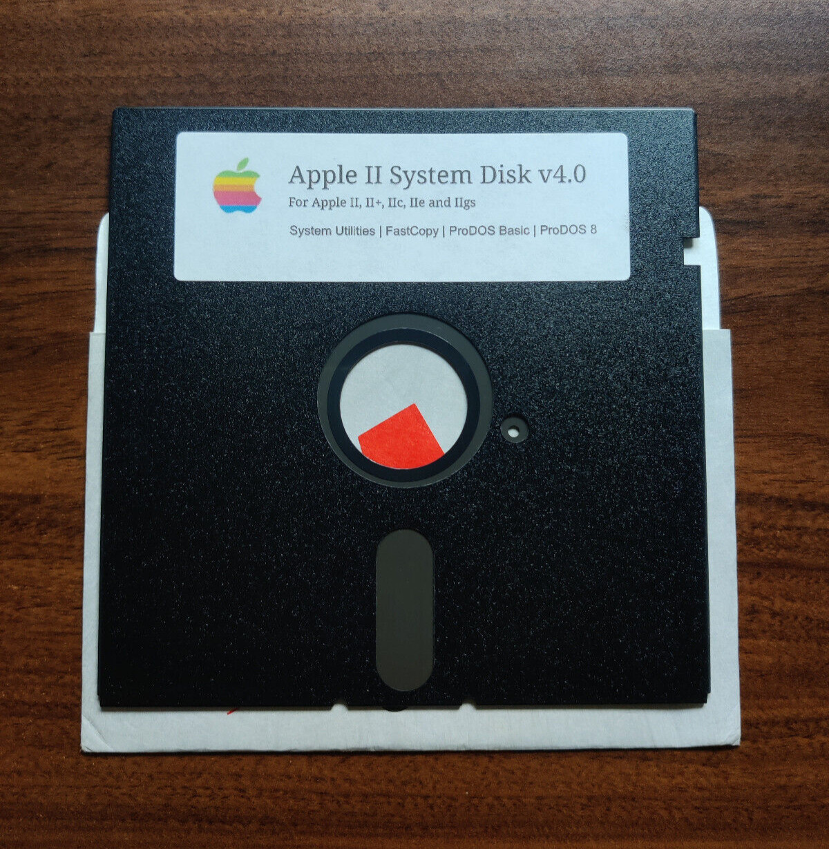 Apple II System Disk v4 Utilities FastCopy on 5.25 Floppy for II/+ IIc IIe IIgs
