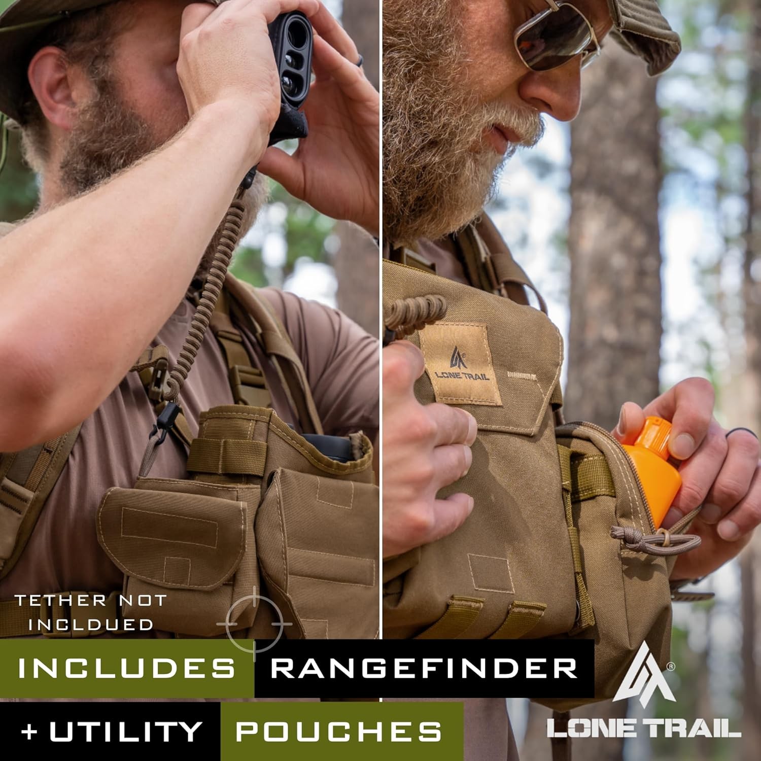 Waterproof Binocular Harness Chest Pack - Lightweight Bino With...