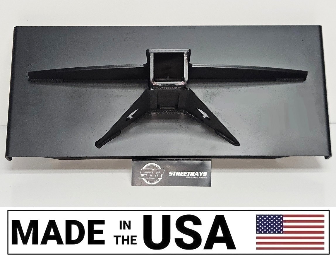 [SR] Quick Tach Lightweight Tow 1/4" Thick Mini Hitch Mount Plate 2in Receiver