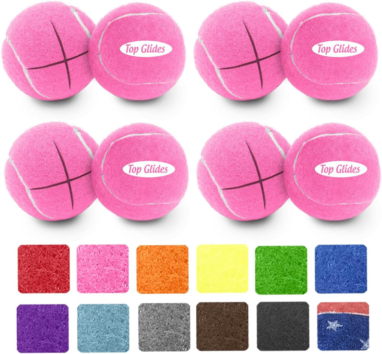 Precut Walker Tennis Ball Glides