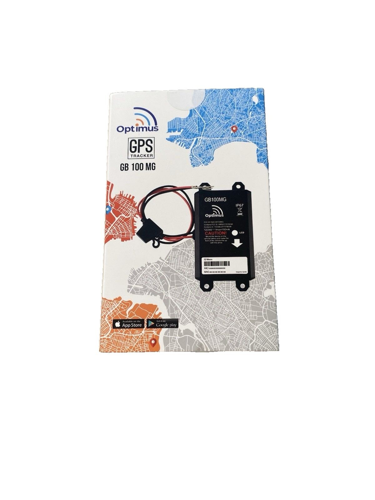 Optimus 12V Wired GPS Tracker for Vehicles