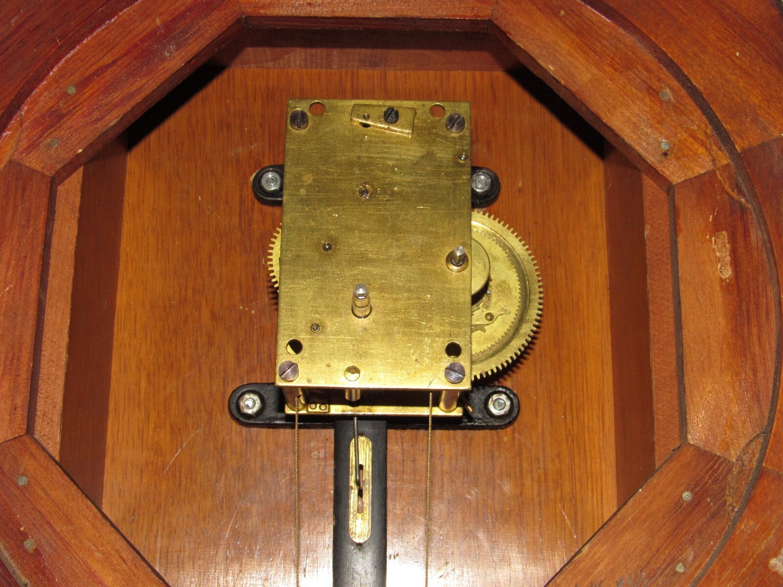 Antique Seth Thomas No. 2 Regulator Wall Clock Weight Driven - U.S. Post Office
