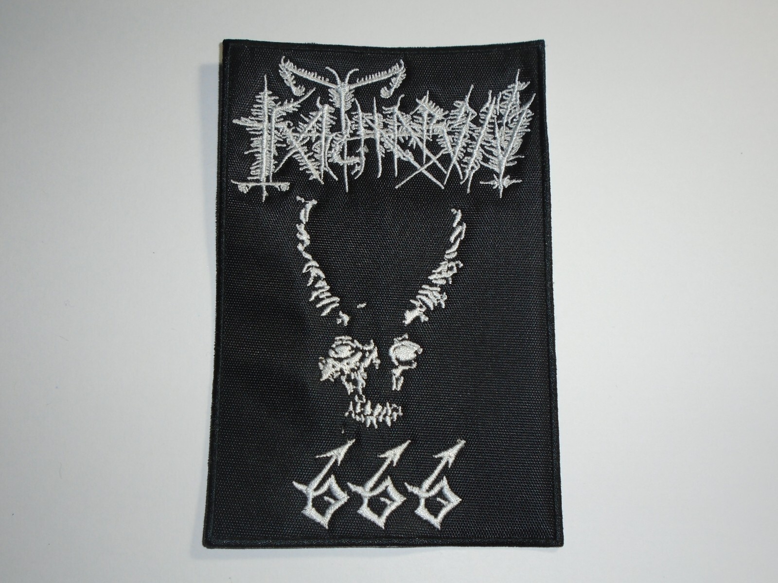 KATHARSIS BLACK METAL EMBROIDERED PATCH