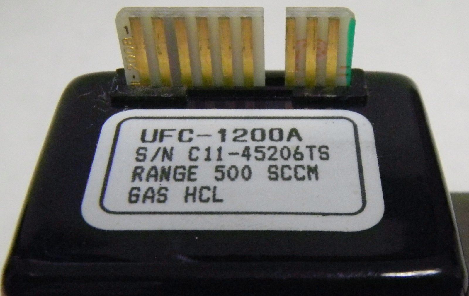 Unit UFC-1200A Mass Flow Controller, Gas- HCL, Range- 500 SCCM, Used
