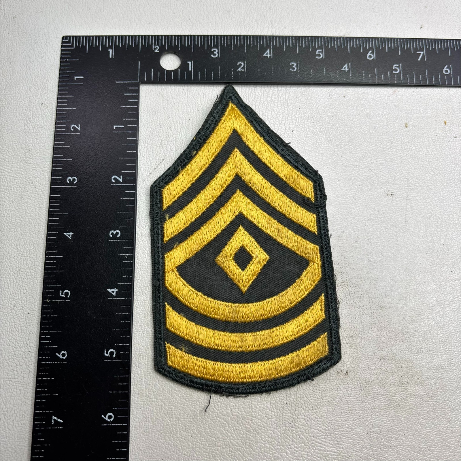 Vtg US Army FIRST SERGEANT Patch Military 66XB