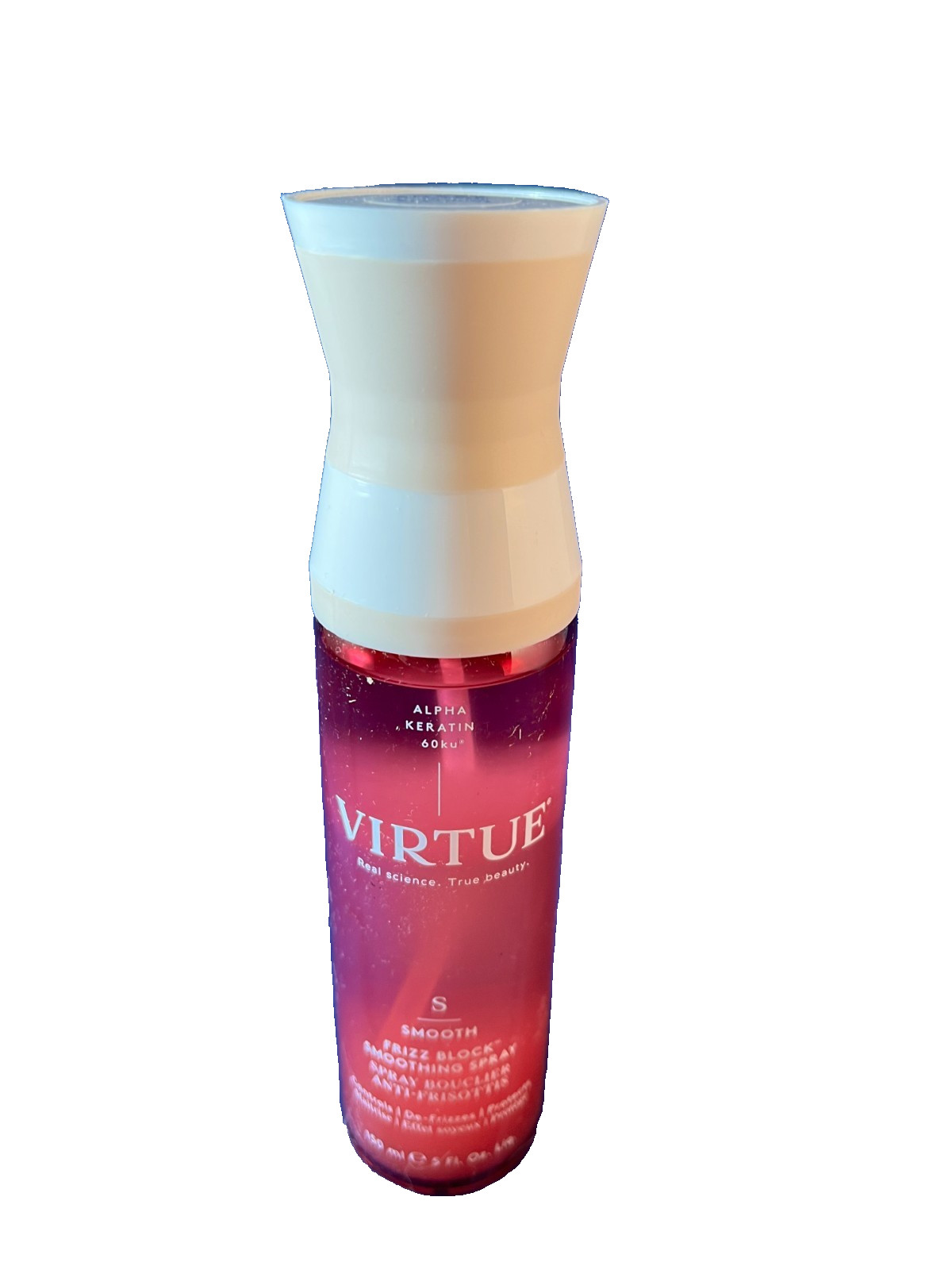 Virtue Smooth Frizz Block Smoothing Spray 5oz NEW BOTTLE