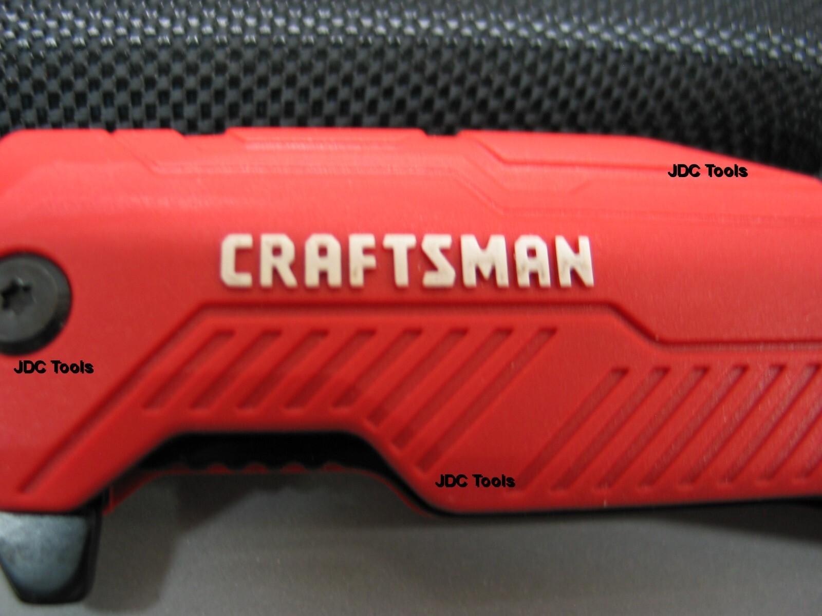 Craftsman Axis Lock Combination Drop Point Blade Red Handle Folding Pocket Knife