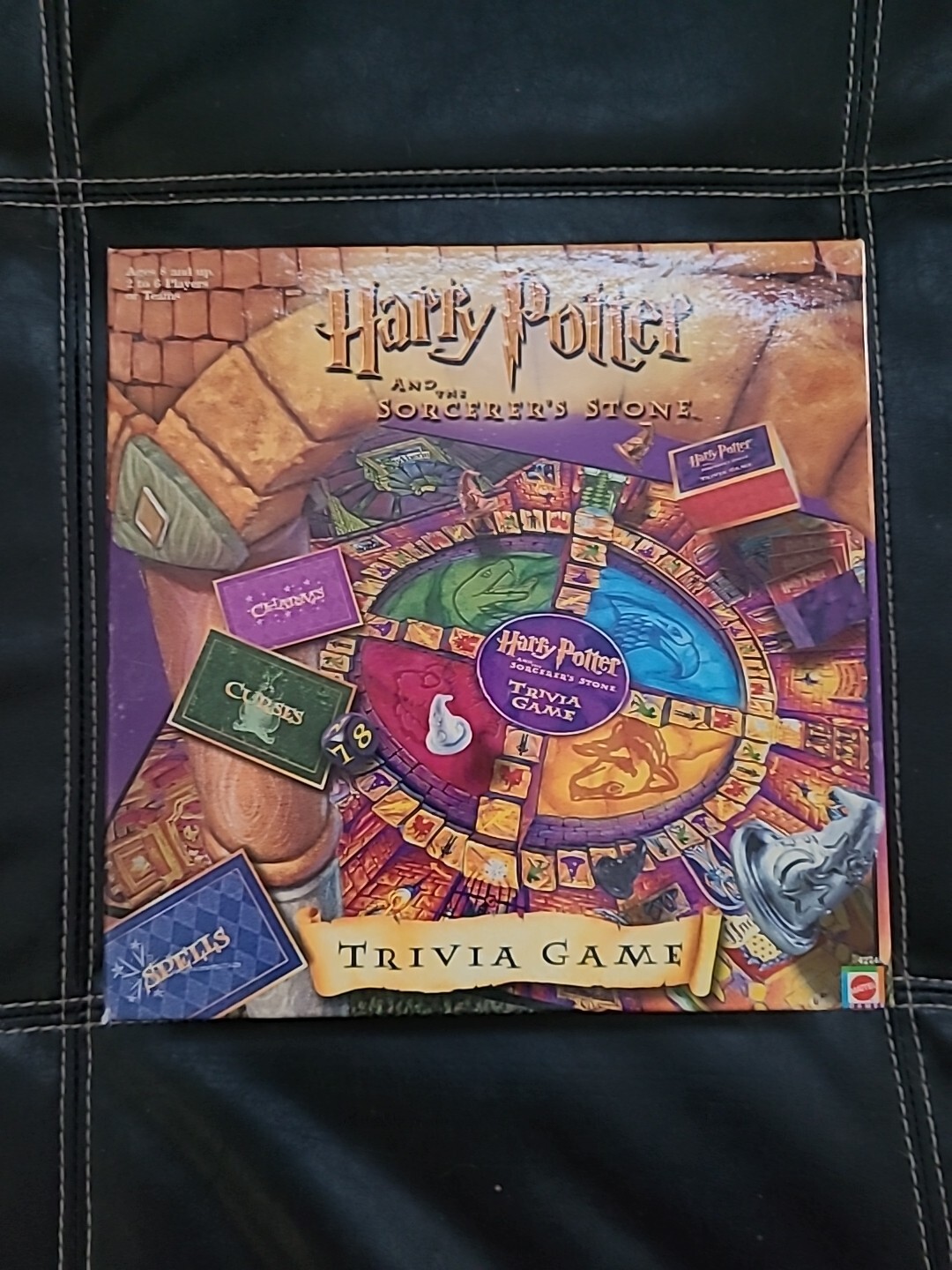 Harry Potter and The Sorcerers Stone Trivia Board Game Complete 2000 Mattel