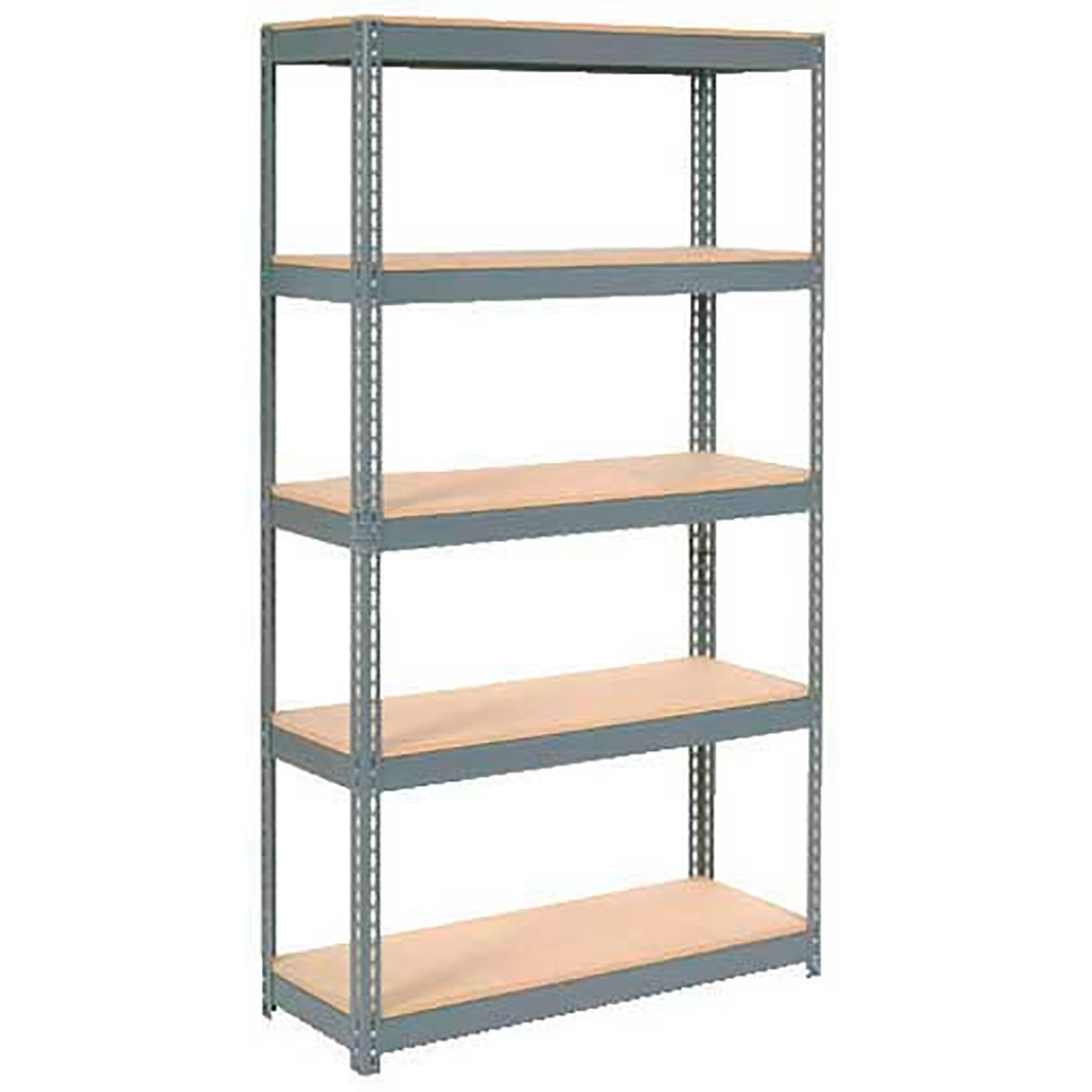 Global Industrial Extra Heavy Duty Shelving 48"W x 18"D x 84"H With 5 Shelves