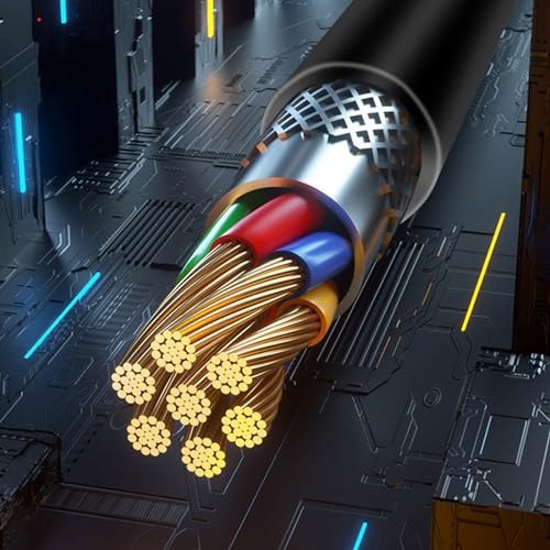 -Pack USB C Charger Cable,1ft Bulk Short Cables, Multipack 60W Fast 10 Black
