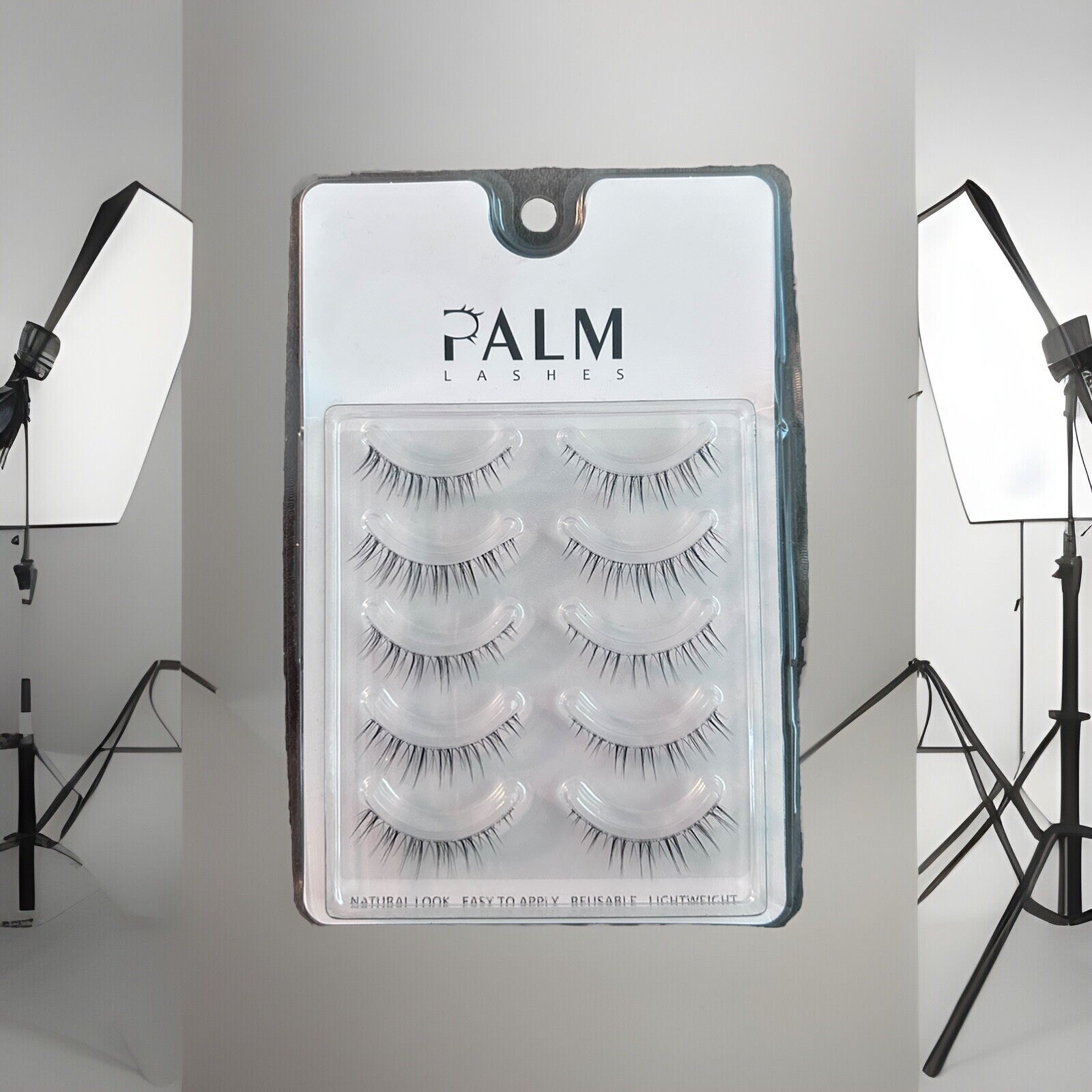 5 Pairs Short Fine False Eyelashes Natural Look Fake Lashes Makeup