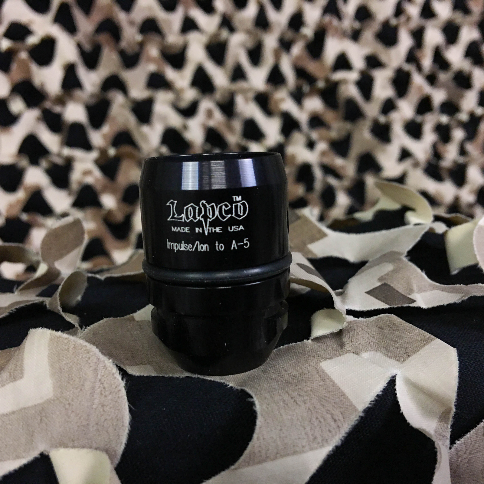 NEW LAPCO Paintball Barrel Thread Adapter - ION/Impulse To Tippmann A5