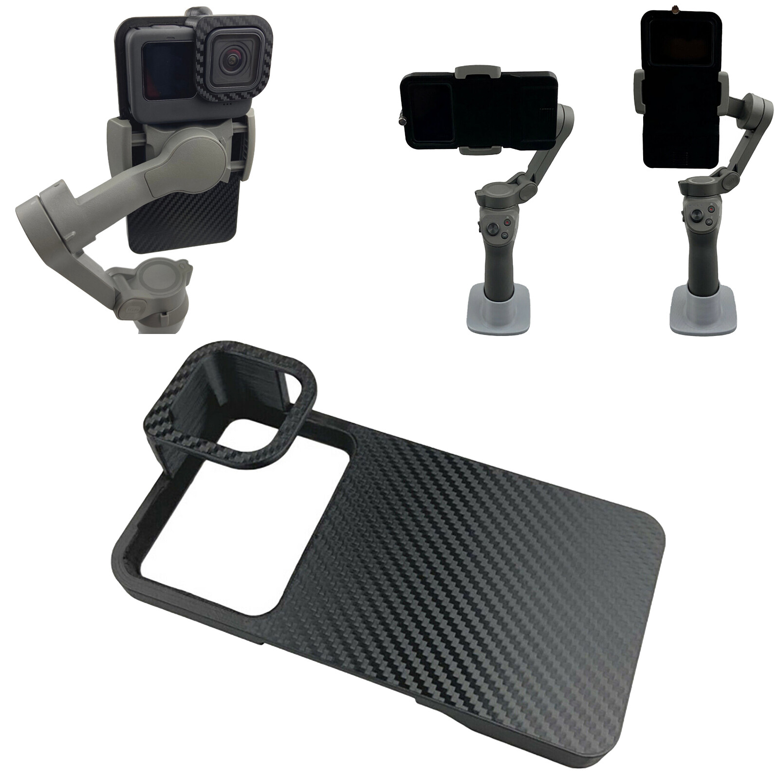 For DJI OSMO Mobile 3/4/OM4 to Hero 9 Handheld Gimbal Stabilizer Adapter