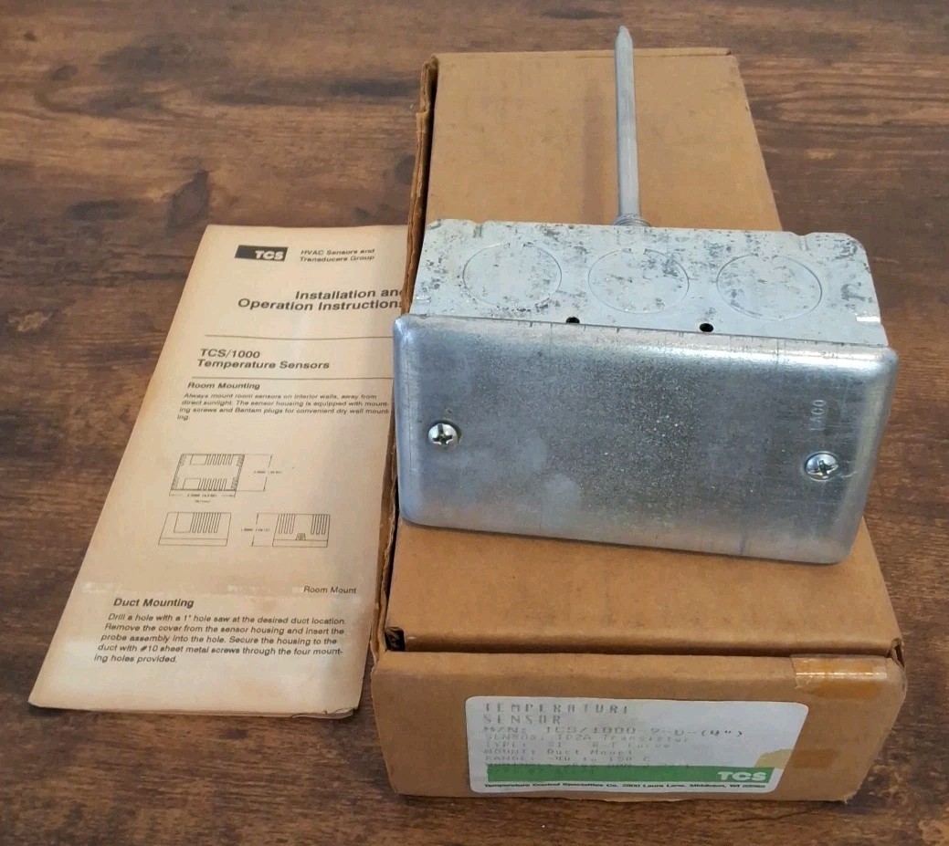 TCS/1000-9-D 4" Duct Mount TD2A Transistor Temperature Sensor
