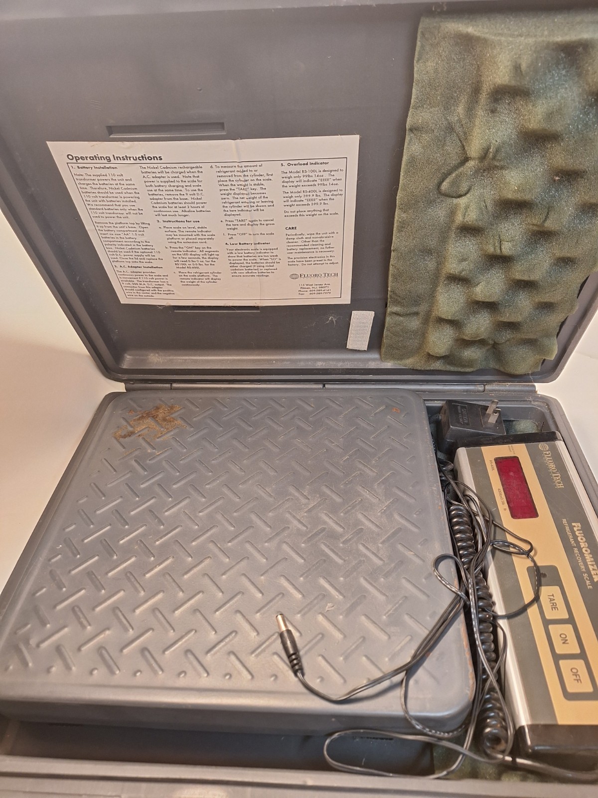 Flouromizer Electronic Refrigerant Scale