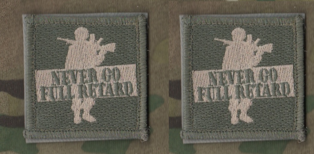 ISAF JOINT TASK FORCE JSOTF-A AFGHANISTAN vêlkrö 2" 2-TAB: NEVER GO FULL RET@RD