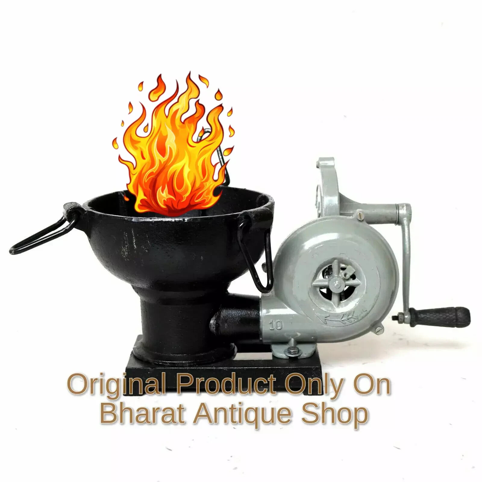Forge Furnace With Hand Blower Pedal Type Handle Fan Blacksmith Useful Blower