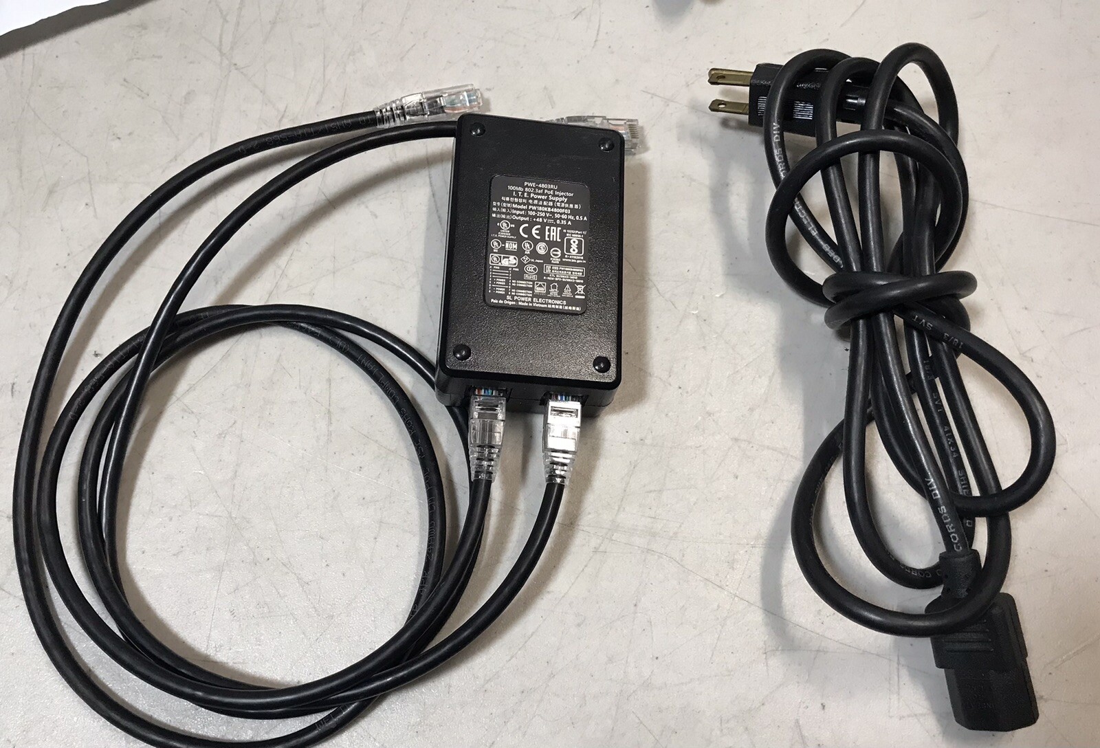 CRESTRON PWE-4803RU SL POWER ELECTRONICS PoE INJECTOR POWER SUPPLY NEW FREE SHIP